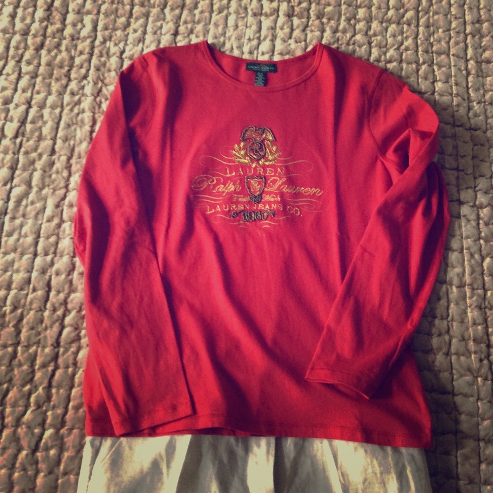 Ralph Lauren Jeans Co. red top